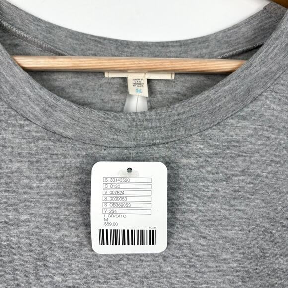 NWT Urban Outfitters‎ Silence + Noise Gray Open Back Midi T-Shirt Dress - Picture 3 of 4